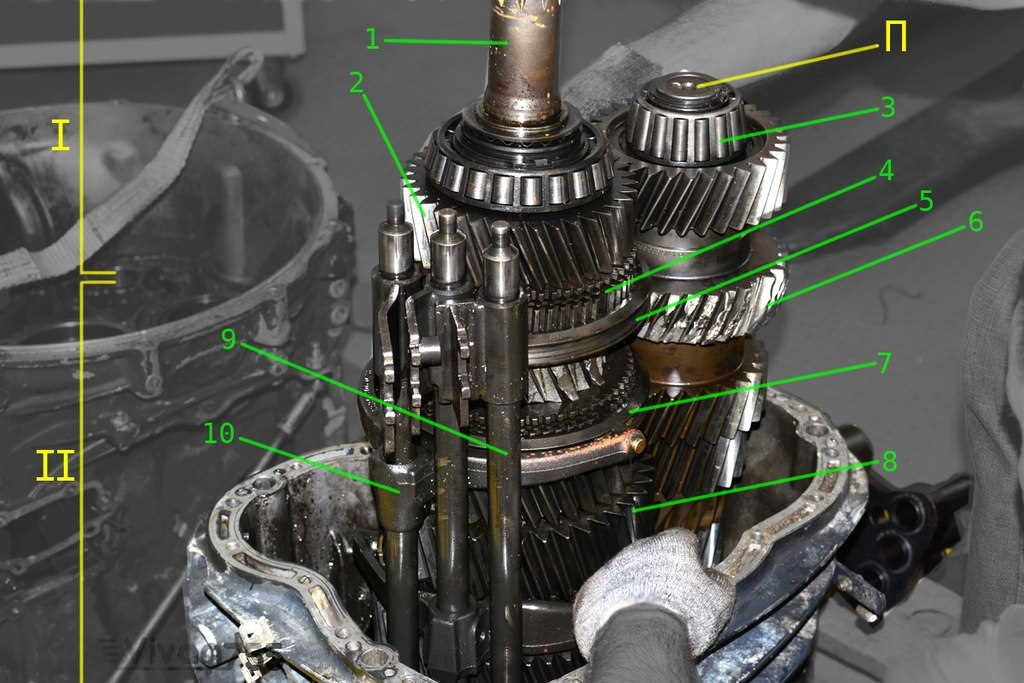 ۱۶-سرعت (‏2x4x2)‏ ZF 16S181 – گیربکس بدون هوزینگ (2x4x2)